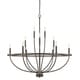 preview thumbnail 3 of 2, Greyson 12-light Chandelier Bronze