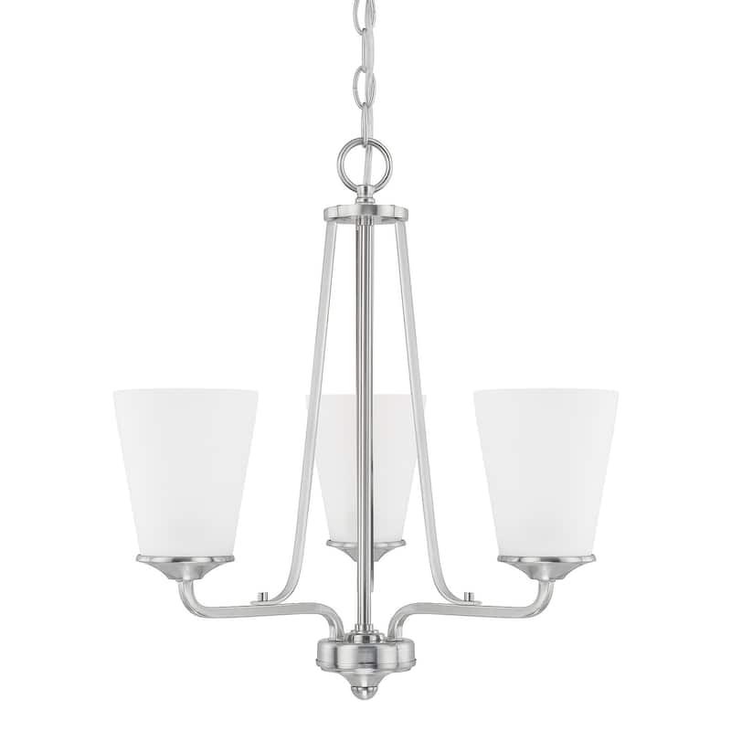 Braylon 3-light Chandelier - Brushed Nickel