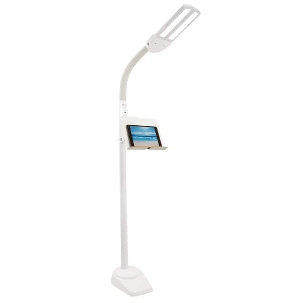 OttLite - LED Floor Lamp with USB and Tablet Stand
