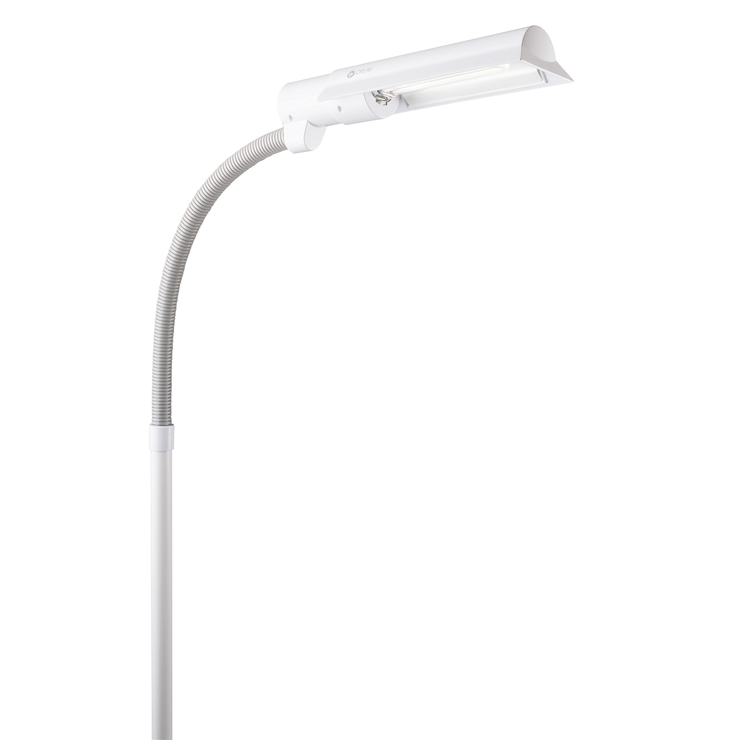 OttLite Floor Lamp with Wheelbase, White - Bed Bath & Beyond