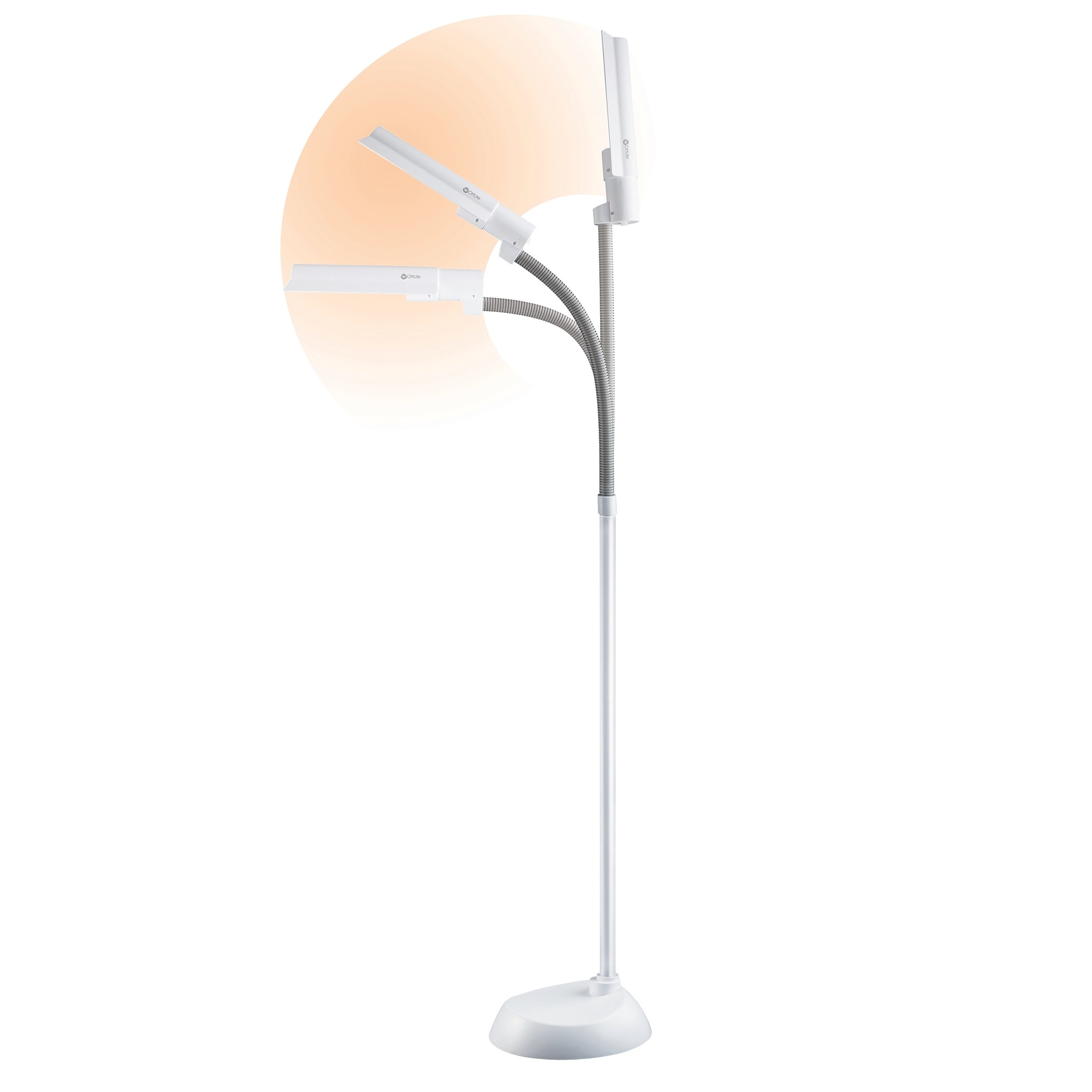 OttLite 13w Wingshade Floor Lamp - White - Bed Bath & Beyond