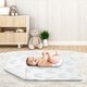preview thumbnail 3 of 3, Pastel Rainbow Collection Girl Baby Receiving Security Swaddle Blanket - Blush Pink Purple Teal Blue White