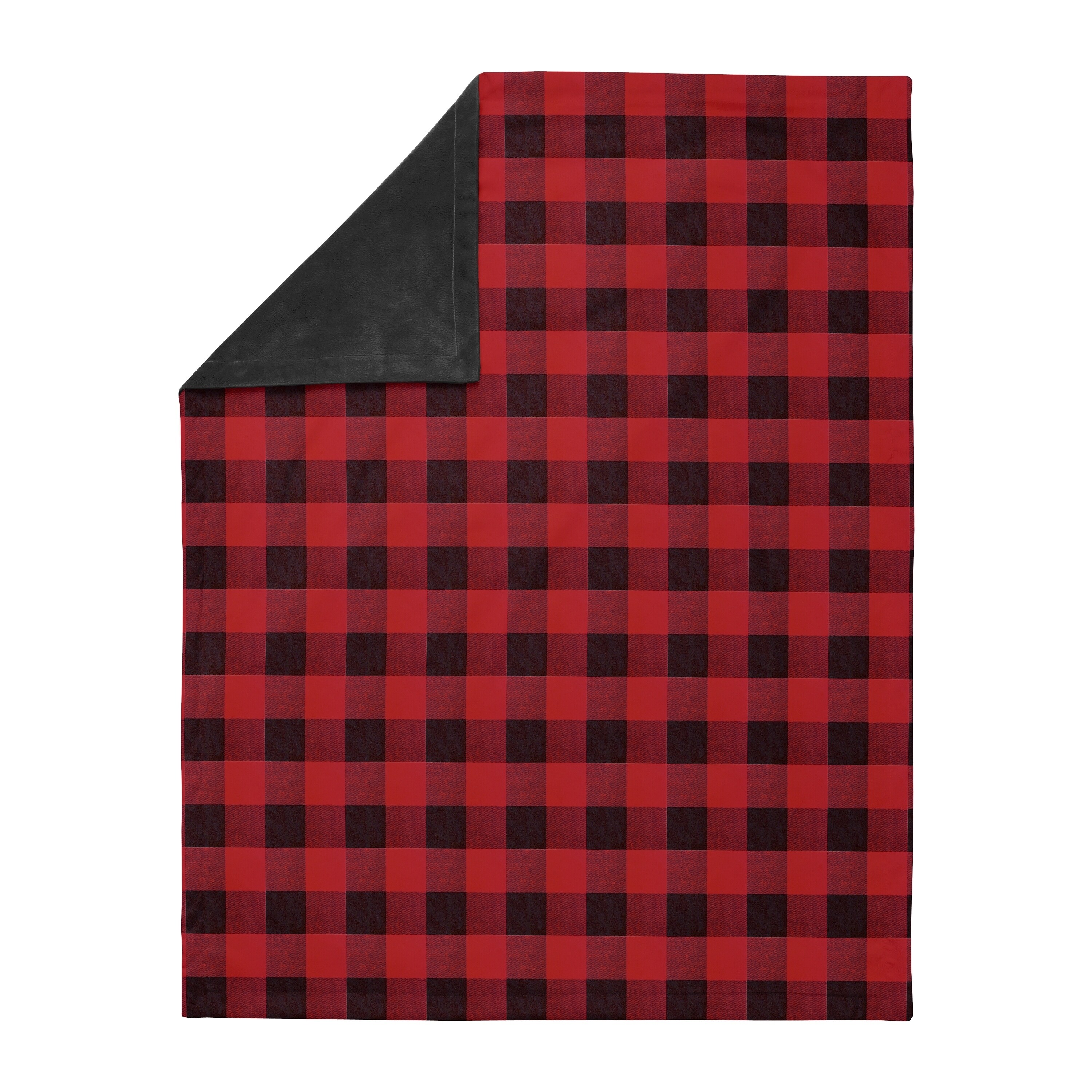 buffalo plaid swaddle blanket