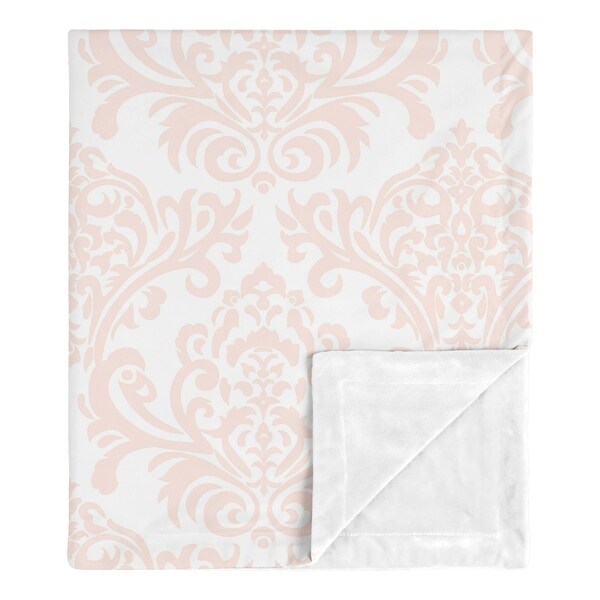 blush pink baby blanket