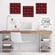preview thumbnail 2 of 0, Woodland Buffalo Plaid Collection 13-inch Fabric Memory Photo Bulletin Board - Red and Black Rustic Country Lumberjack