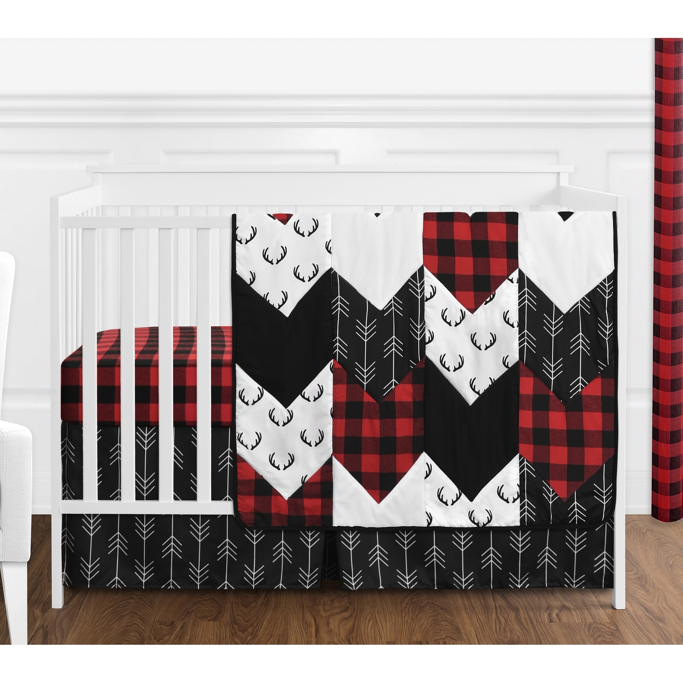 red baby bedding sets