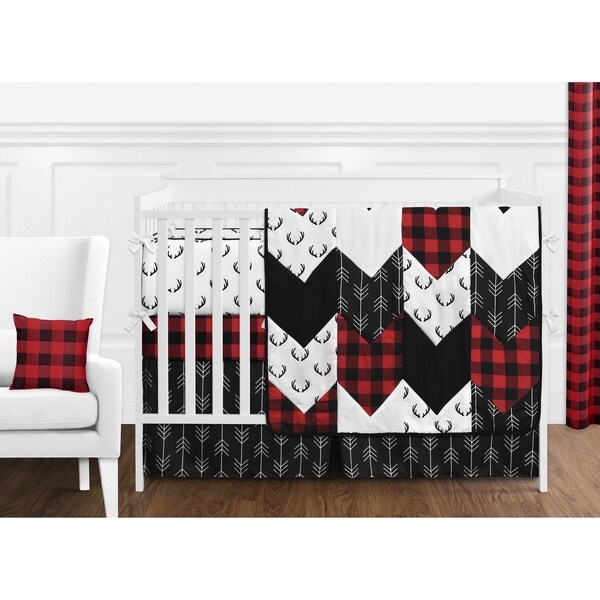 lumberjack crib bedding sets