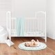 preview thumbnail 2 of 0, Blue Leaf Boy Girl Baby Tummy Time Playmat - Turquoise Grey Green Tropical Botanical Rainforest Jungle Sloth