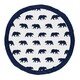 preview thumbnail 1 of 0, Woodland Bear Collection Boy Baby Tummy Time Playmat - Navy Blue and White