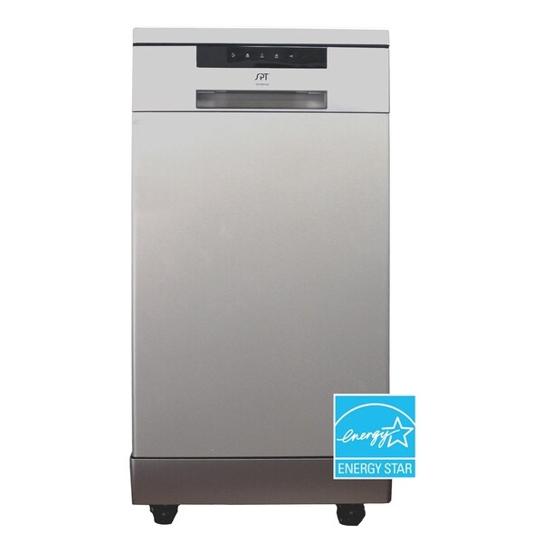 18 dishwasher black stainless steel