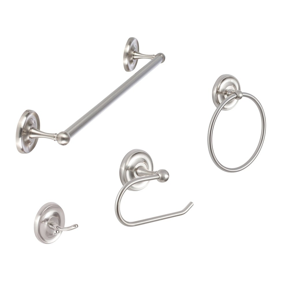 Sure-Loc Round 4-piece Bathroom Accessory Set