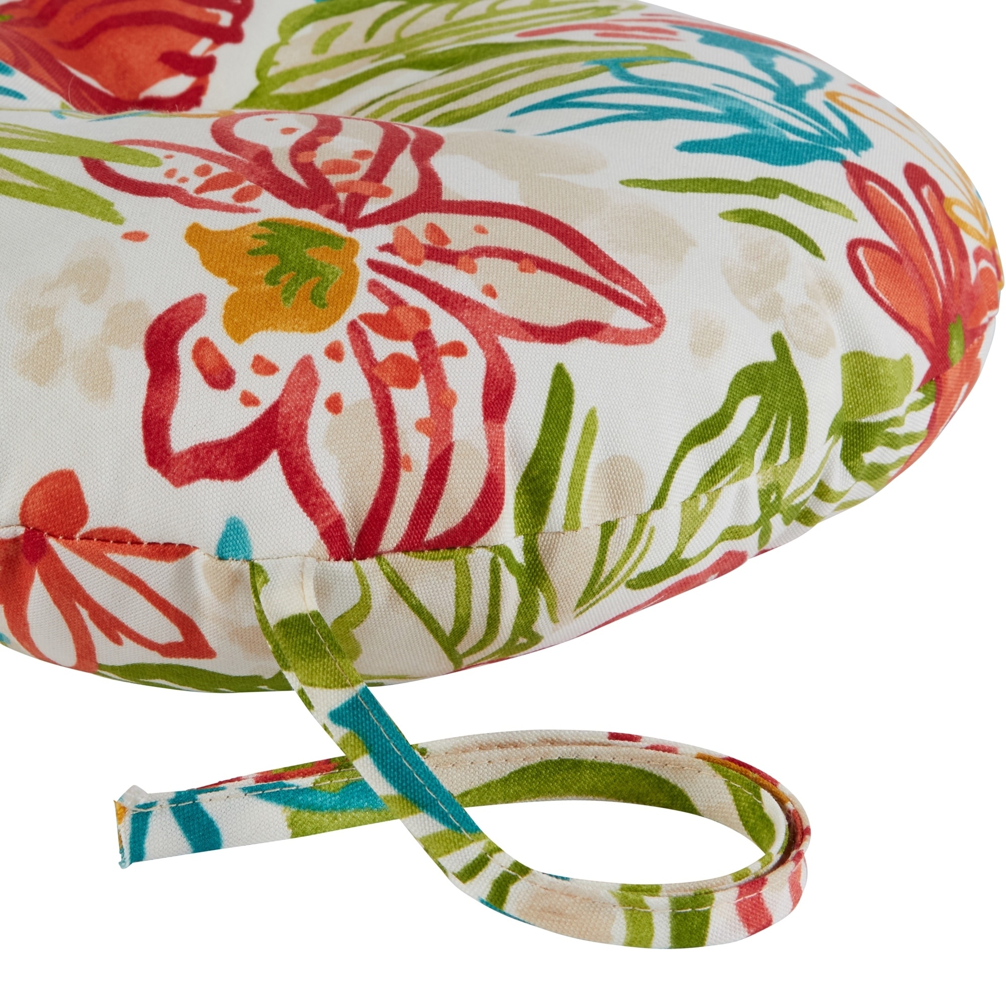 Christiansen 15-inch Round Outdoor Bistro Chair Cushion in Painted