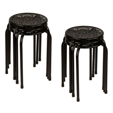 Atlantic Daisy Stackable Stool (6-Pack)