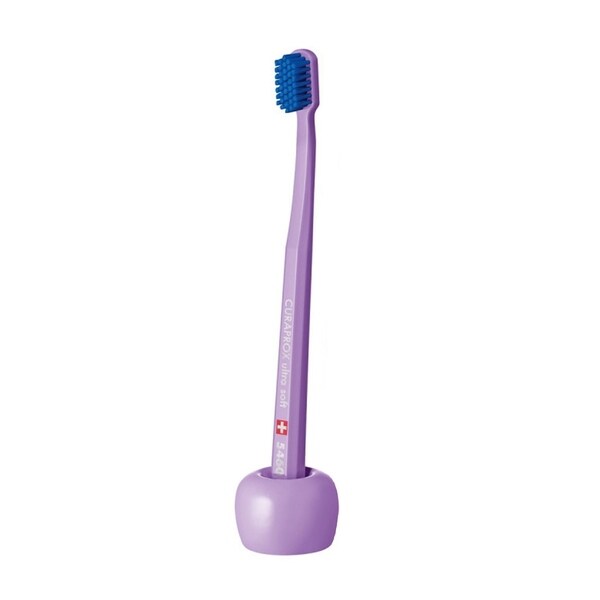 purple toothbrush