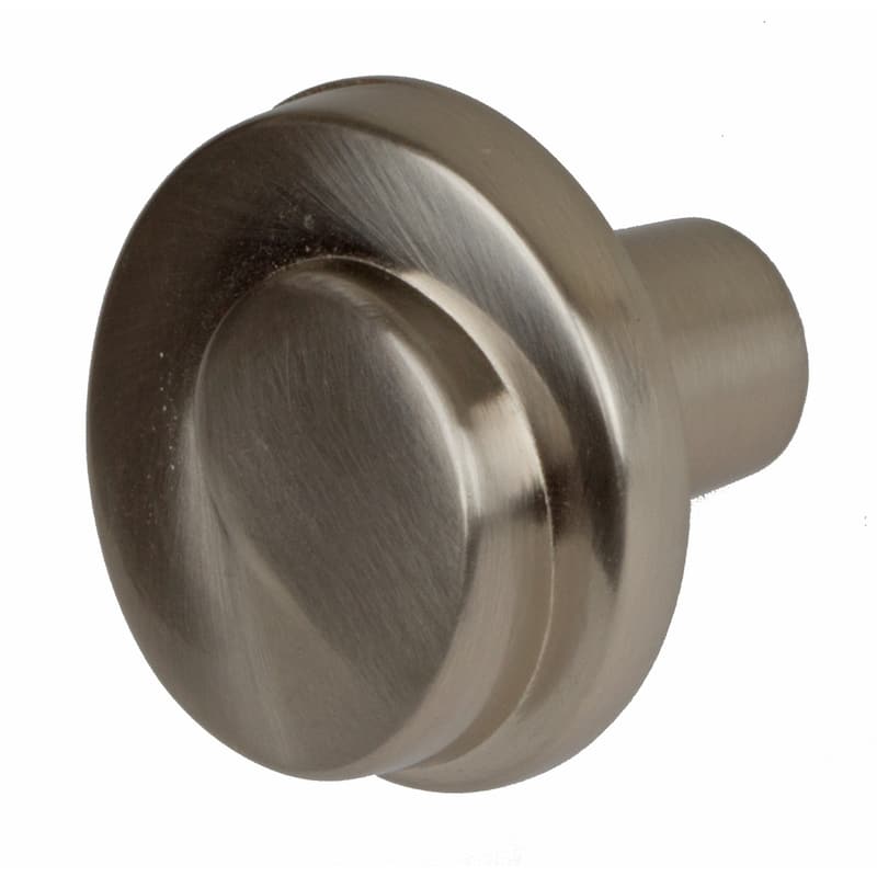 GlideRite 5-Pack 1-1/8 in. Satin Nickel Swirl Wave Cabinet Knobs - Satin Nickel