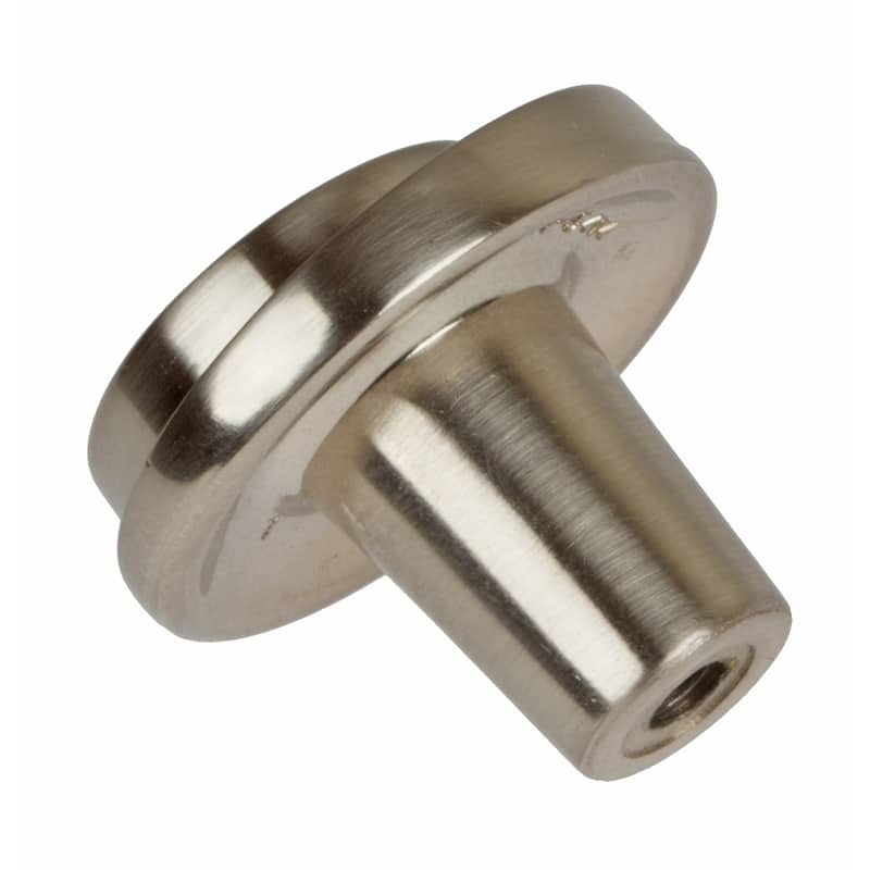 GlideRite 5-Pack 1-1/8 in. Satin Nickel Swirl Wave Cabinet Knobs - Satin Nickel