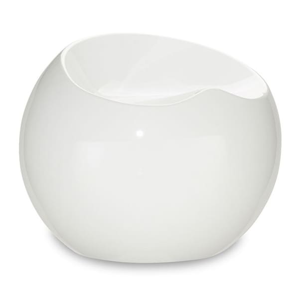 White Ball Stool Zuo Chairs