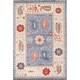 preview thumbnail 1 of 14, Vegetable Dye Paisley Super Kazak Oriental Area Rug Handmade Carpet - 6'2" x 8'11"