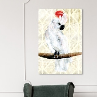 Oliver Gal Animals Wall Art Canvas Prints 'Regal Cockatoo' Birds ...