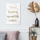 Oliver Gal TypographyWall Art Canvas Prints 'Throw Kindness Around Like ...