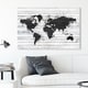 Oliver Gal Maps and Flags Wall Art Canvas Prints 'Mapamundi Boho' World ...