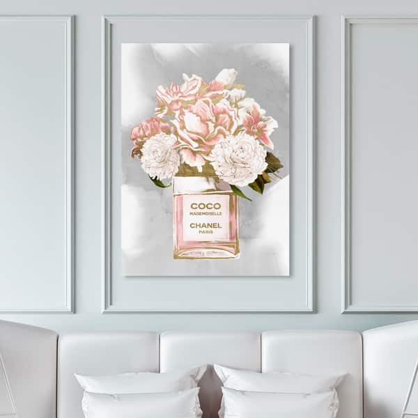 Oliver Gal Fashion and Glam Wall Art Canvas Prints 'Floral Perfume ...