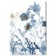 Oliver Gal Floral and Botanical Wall Art Canvas Prints 'Azul Floral ...