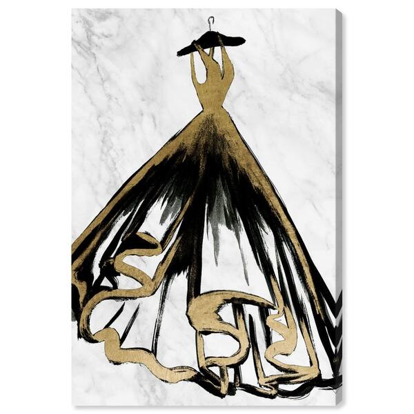 slim fit dress slacks Black Mermaid Formal Gown 24327 with Gold Flowers Black/Gold / 00