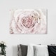 preview thumbnail 9 of 9, Oliver Gal Floral and Botanical Wall Art Canvas Prints 'Blush Winter Flower Dark Pink' Florals - Pink, Pink