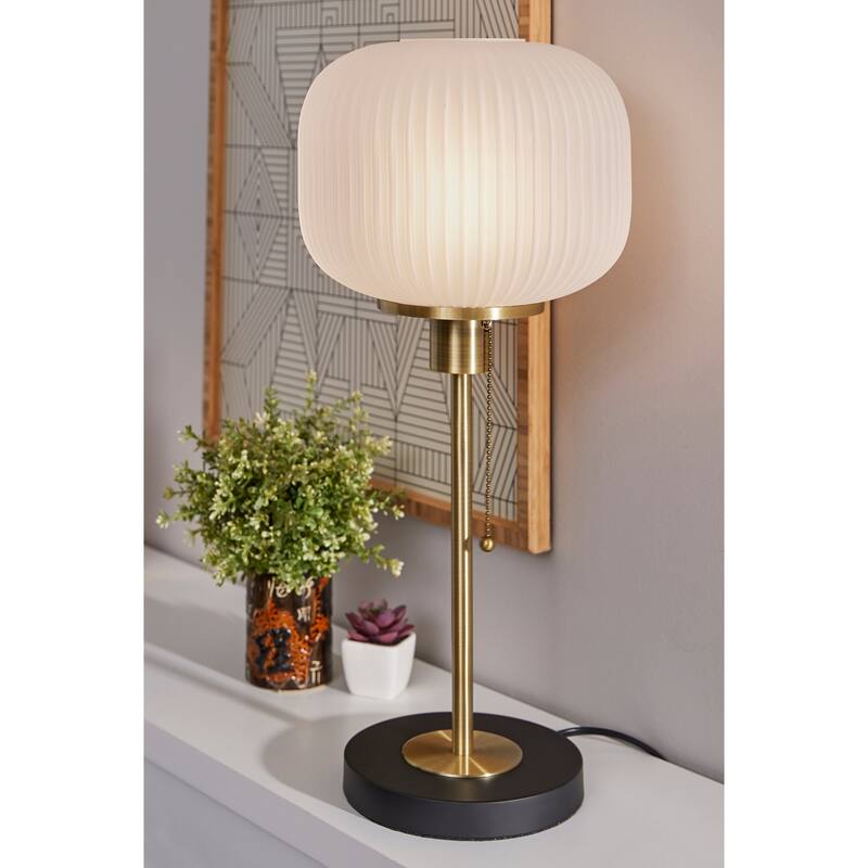Adesso Antique Brass Hazel Table Lamp