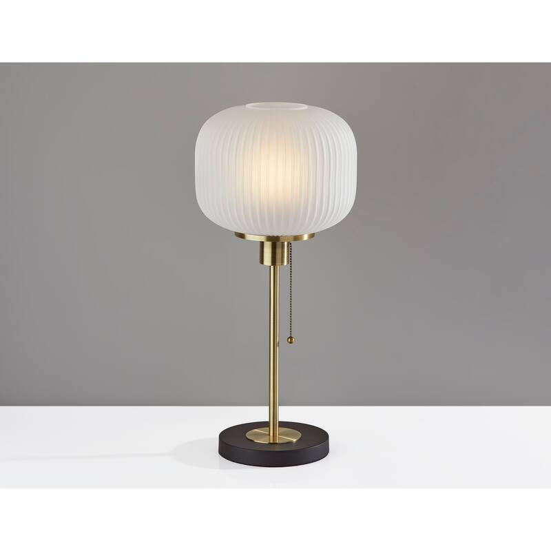 Adesso Antique Brass Hazel Table Lamp