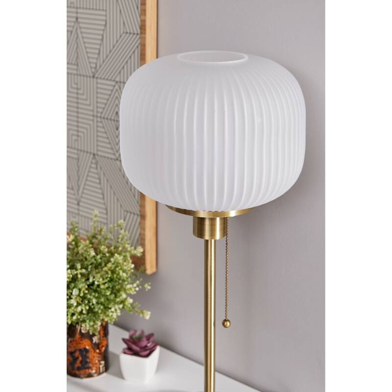 Adesso Antique Brass Hazel Table Lamp