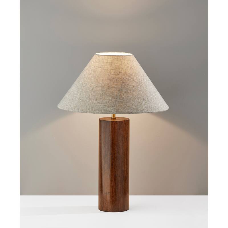 Adesso Martin Wooden Table Lamp