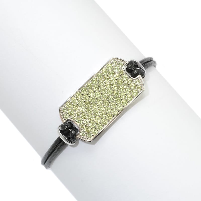 925 Sterling Silver Peridot Bracelet