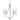 Tes 5-Light Indoor Chrome Hanging Chandelier