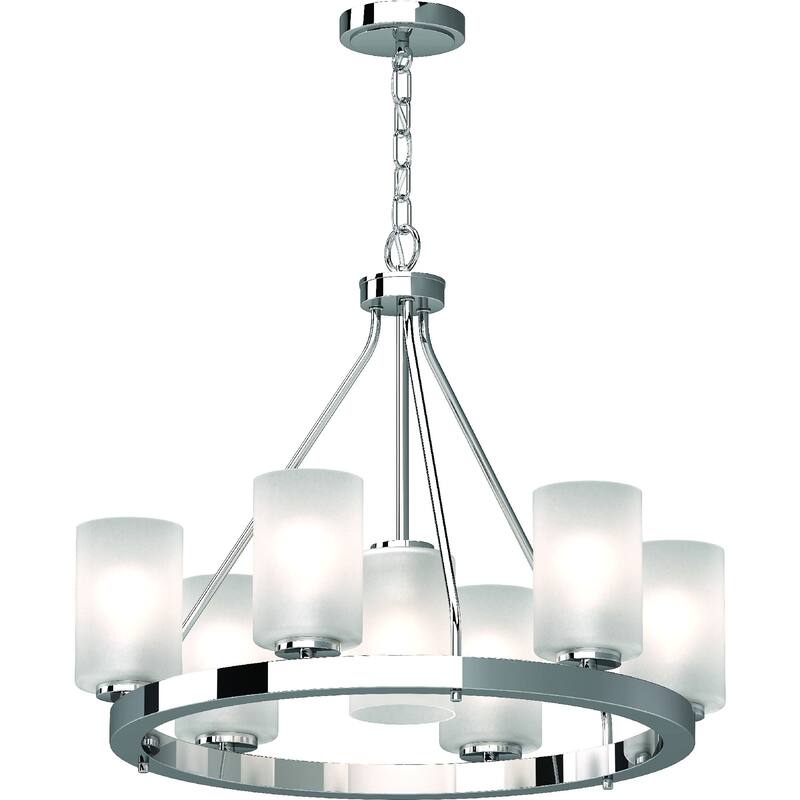 Emery 7-Light Indoor Chrome Hanging Chandelier