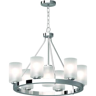 Emery 7-Light Indoor Chrome Hanging Chandelier