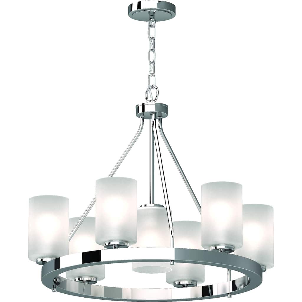 Emery 7-Light Indoor Chrome Hanging Chandelier
