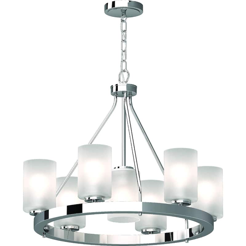 Emery 7-Light Indoor Chrome Hanging Chandelier