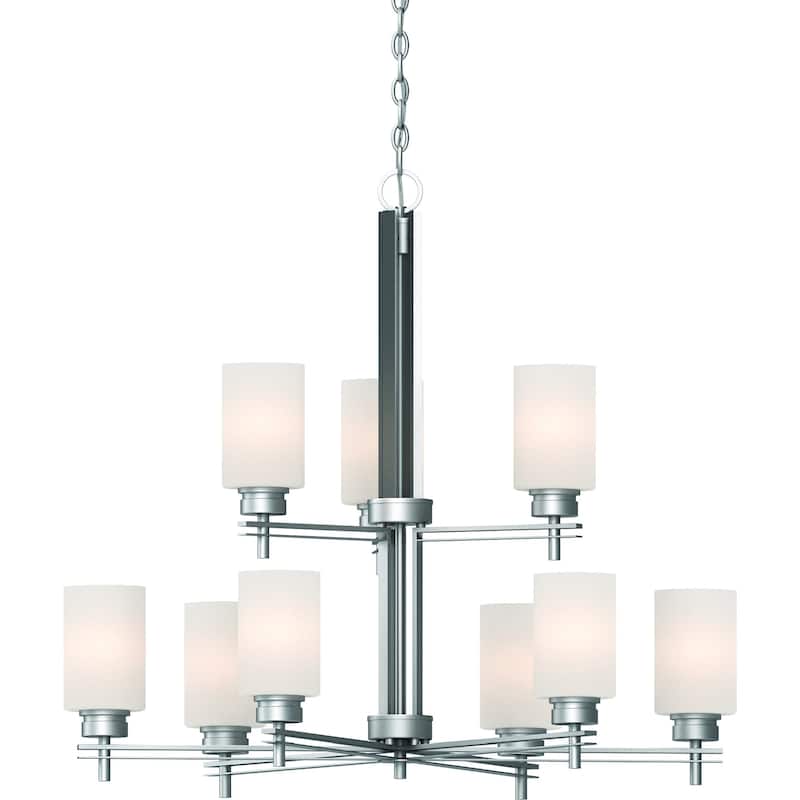 Carena 9-Light Indoor Nickel Chandelier