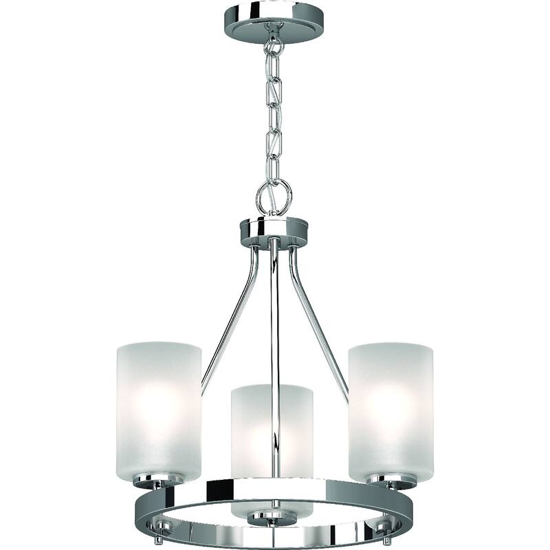 Emery 3-Light Indoor Chrome Mini Hanging Chandelier