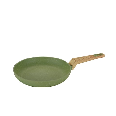 Olive Stone Non-Stick Round Fry Pan Forged Aluminum Induction 9.5 inch