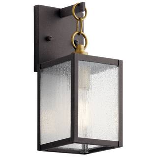 Kichler Lighting Lahden 1-Light Outdoor Wall Light Weathered Zinc