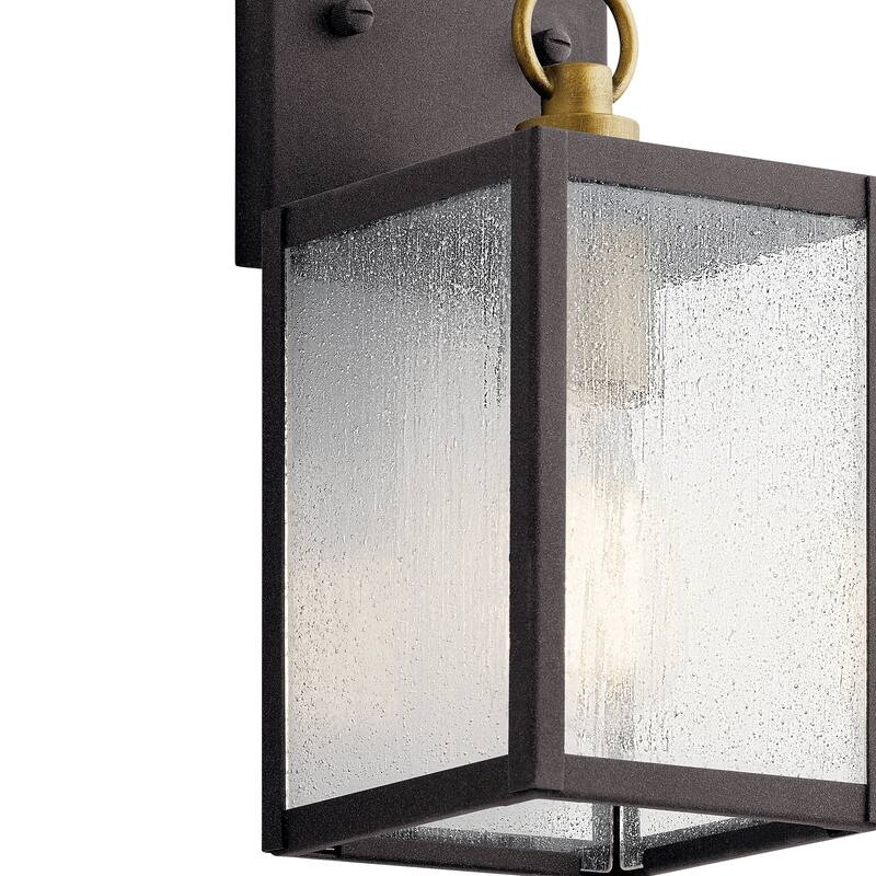 Kichler Lighting Lahden 1-Light Outdoor Wall Light Weathered Zinc