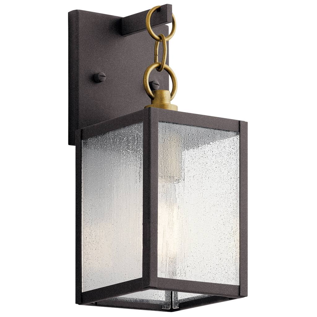 Kichler Lighting Lahden 1-Light Outdoor Wall Light Weathered Zinc