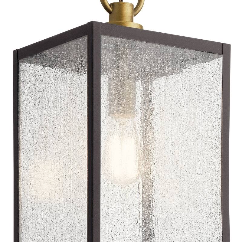 Kichler Lighting Lahden 1 Light Pendant/Semi Flush Weathered Zinc