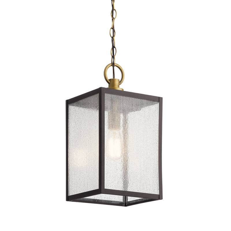 Kichler Lighting Lahden 1 Light Pendant/Semi Flush Weathered Zinc