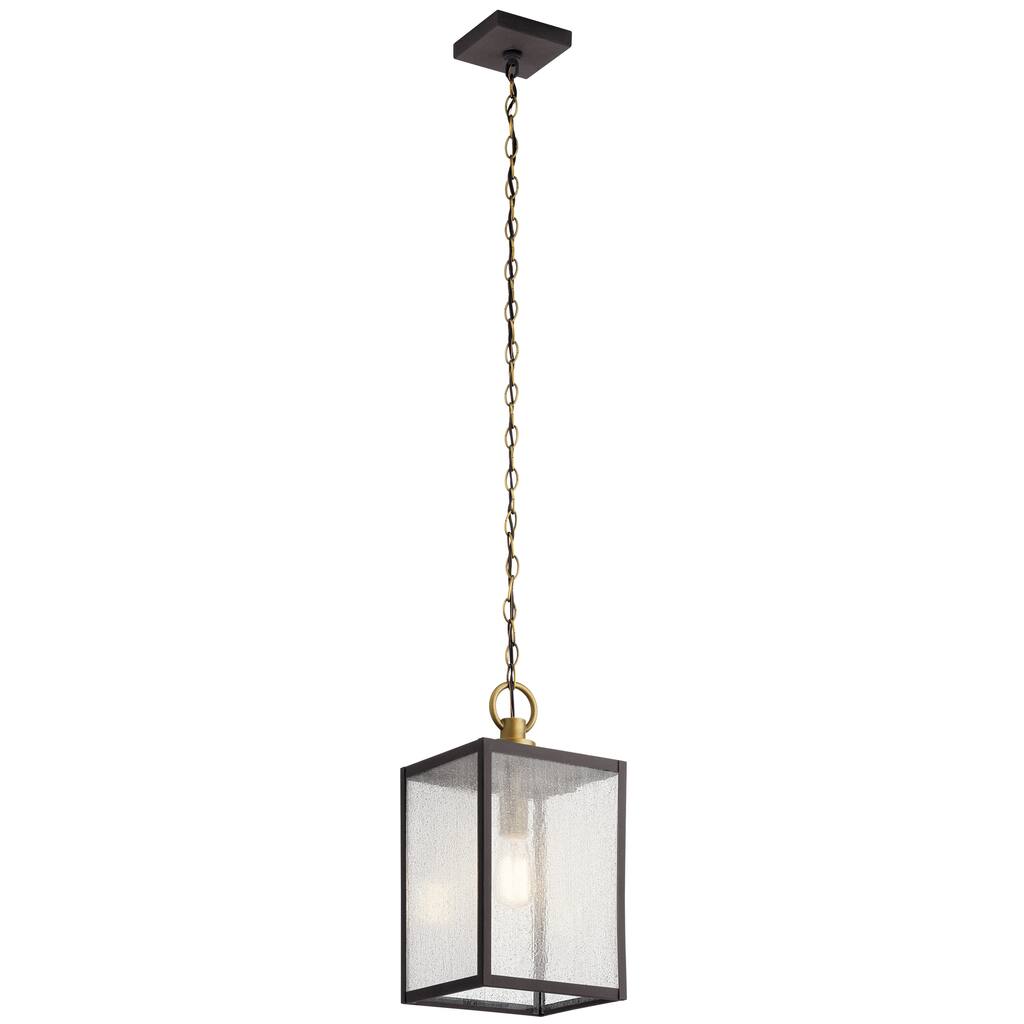 Kichler Lighting Lahden 1 Light Pendant/Semi Flush Weathered Zinc
