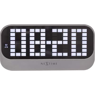 Unek Goods NeXtime Loud Alarm Table Top Alarm Clock, 12 and 24 Hour Mode, LED, ABS, Black, USB Connection