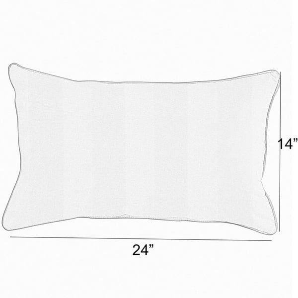 Haven Grey Lumbar Decorative Throw Pillow